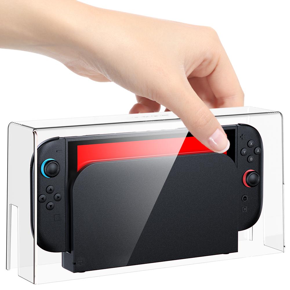 Clear Acrylic Dust Cover Dock Protective Cover Protective Case for Switch 2 Game Console Dock CHINA