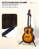 Leo Jaymz Guitar Stand Heavy Duty Suitable for Height Adjustable Foldable Portable Model for and Studio - Auto-Locking - Acoustic/Electric/Bass
