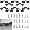 Nylon Kayak Deck Pad Eye Anchor Points Tie Down Loops with Mounting Screws, Hardware Fittings for Canoe Inflatable Boat