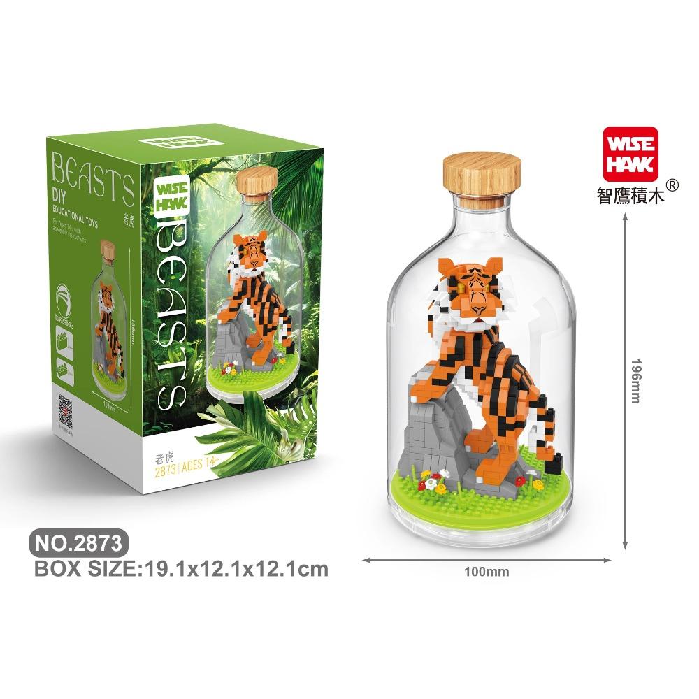 Mattoncini MOC Modello Animale Uccello Aquila Calva Pappagallo Assemblaggio Fai da Te Mattoncini Giochi Creativi Collezione Giocattoli Regali di Natale