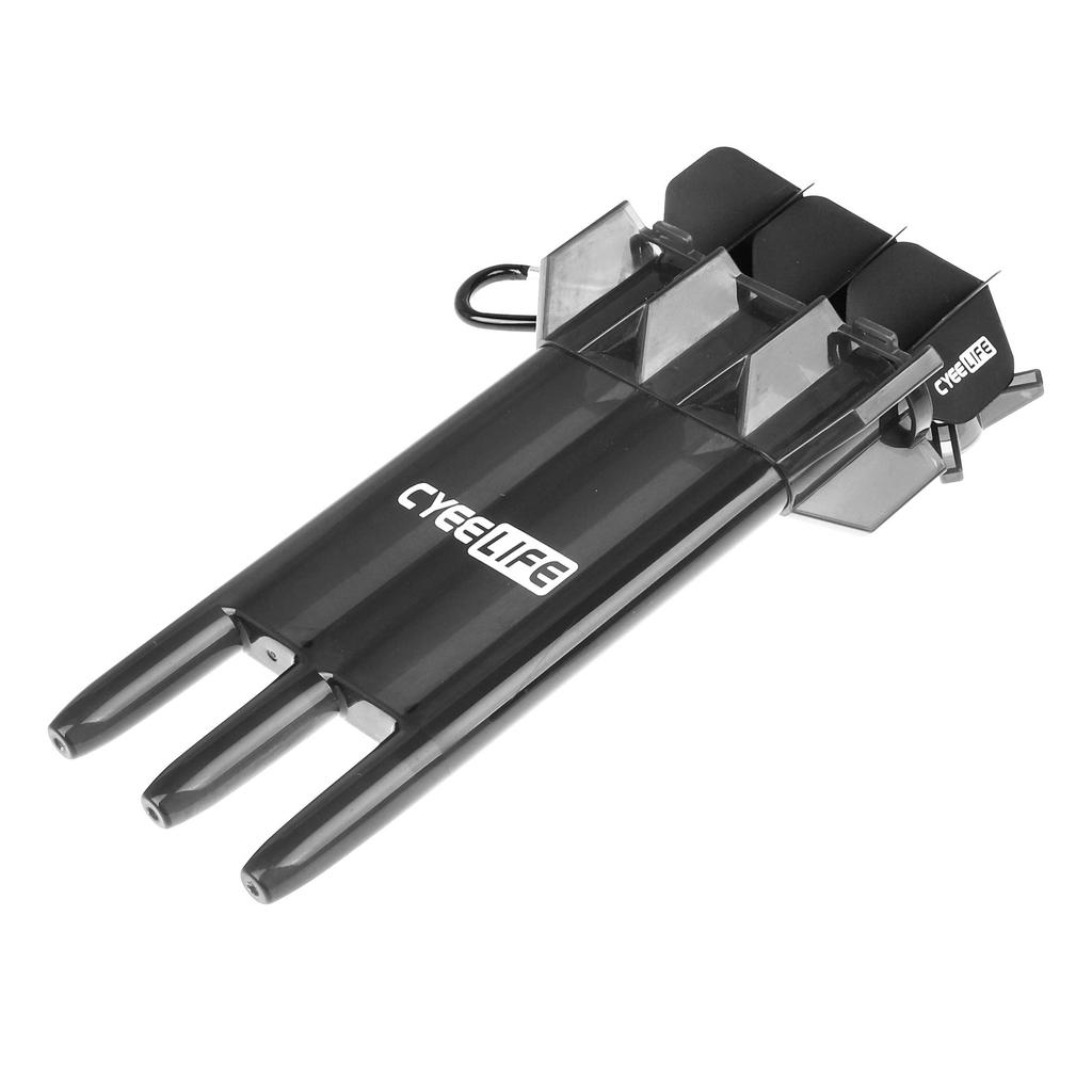 CyeeLife 90% 20g Wolfram Professionelle Dartpfeile + Dartetui + 6 Kunststoff-Flügel + 30 Dartspitzen