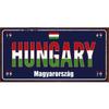 Country Metal Sign License Plate France Russia Tin Sign Car Garage Motorcycle Decoration Spain Poland London Number Plate N39