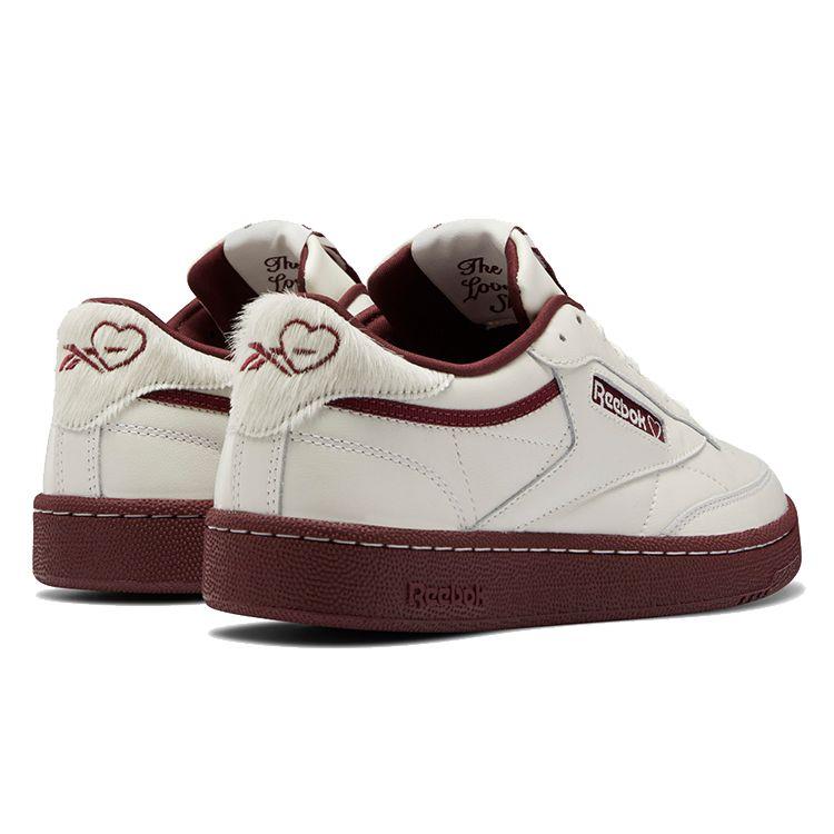 Reebok Club C 85 Valentines Day (2021) Unisex Sneakers Chalk Merlot FY4138