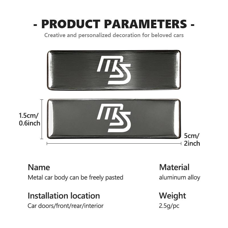 Car Metal Emblem Seat Sticker Auto Anti-kick Pad Floor Mat Badge For Mazda MX-5 CX30 RX8 MX5 BK BL 5 CR CW 6 II GH CX-7 ER