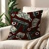 Rose Skull Dollar Pistol cool fashion cushion cover Pillow Cover Decoration Room Home Sofa living Office Car Nordic Simplicity