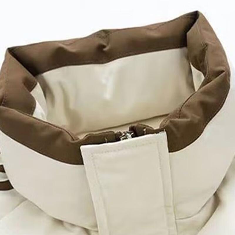 NASA MARVEL Men's Stand Collar Striped Padded Jacket