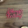 Happy Birthday Letter Die Cut Metal Embossing Stencils Carbon Steel Cutting Dies for Card Making Scrapbooking Art Craft