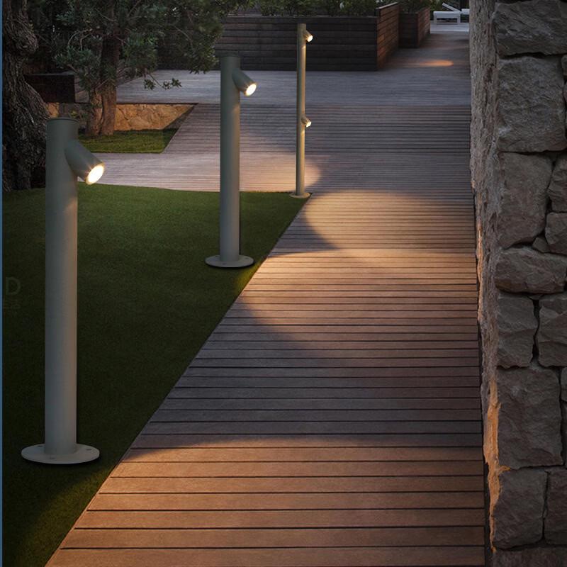 Outdoor Bamboo-Joint Pathway Light