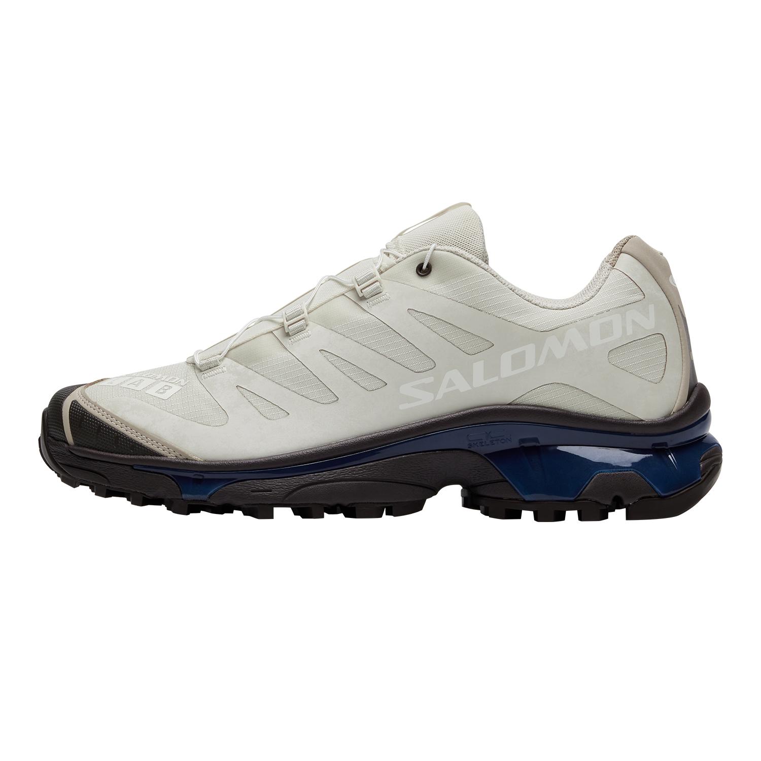 

SALOMON XT 4 Running Shoes Unisex Low top Vanilla/Coffee Black/Dark Blue Sneakers 478770 38⅔