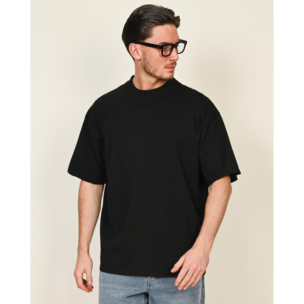 Casual Classics Unisex Adult Combed Ringspun Cotton Extended Neckline Oversized T-Shirt