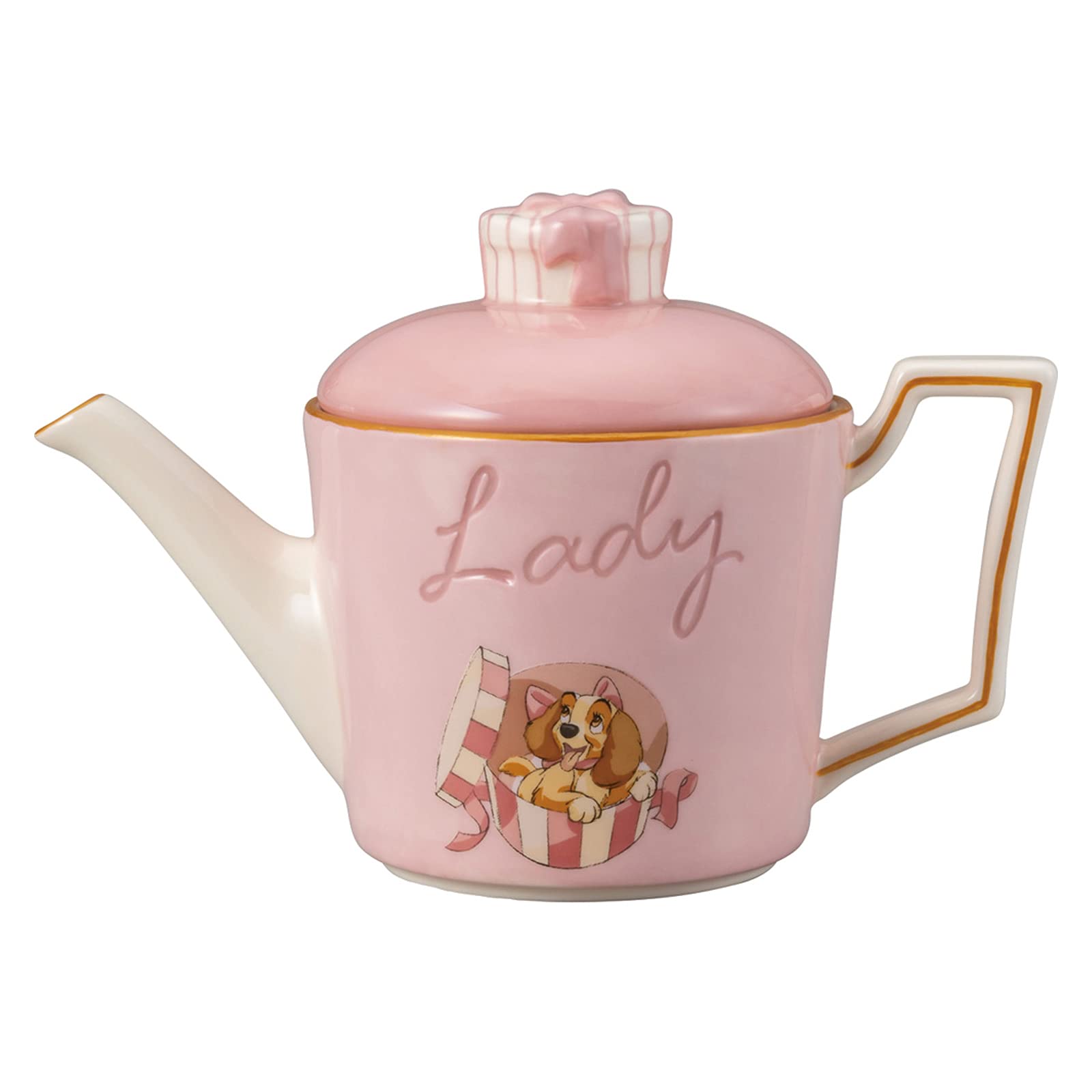 

Sun Art Disney and the Lady SAN3618 Lady Tramp Teapot, 520ml, розовый