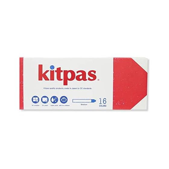 Nippon Rikagaku Kitpass Medium 16 colors KM-16C Body size: 11x75mm/16 colors/156g
