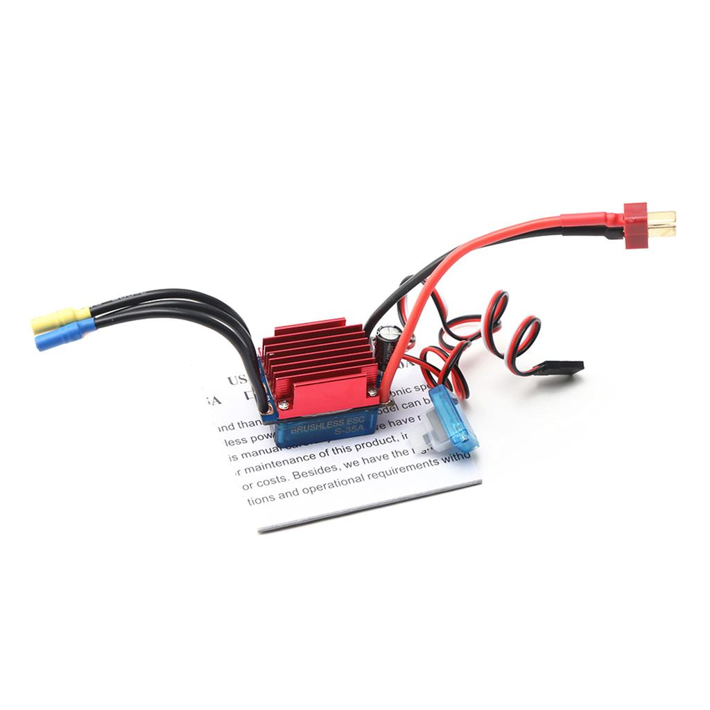 S2838 3600KV Brushless Motor with 35A Brushless ESC Replacement for 1/14 1/16 HSP Traxxas WLtoys RC