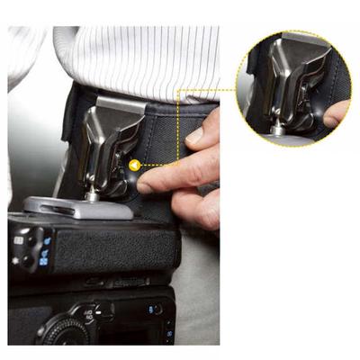 DSLR Camera Waist Belt Strap Mount Holder Single Buckle Hanger Holster for Canon Nikon Pentax DSLR