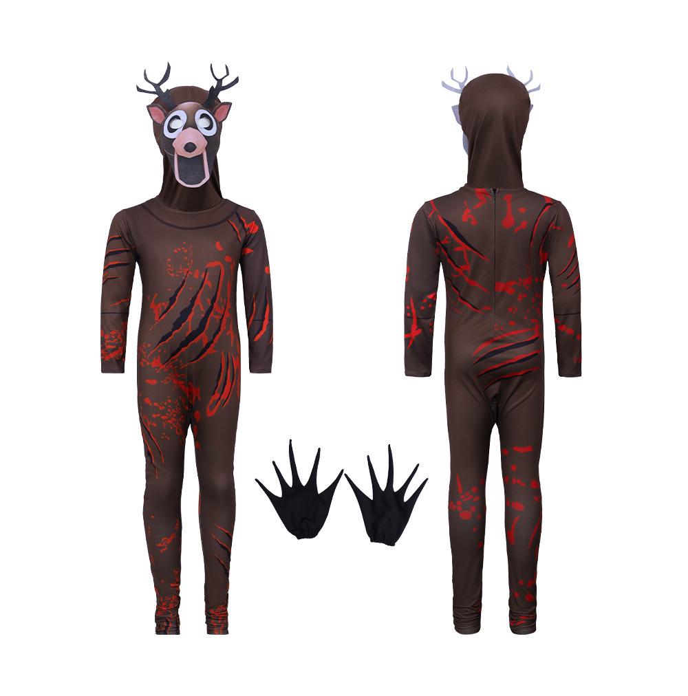 CrossC Forest 99 Nights Children's Deer Monster Cosplay Jumpsuit