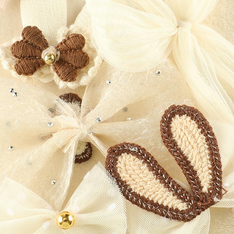 Hair Accessories Accessories Socks Shoes And Hats Decorative Accessories Love Bow Hairpin Accessories Brooch Handmade Diy Clothing Accessories