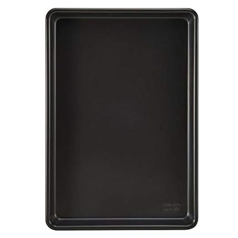 SHGO-Everyday Nonstick Baking Sheet Set Thickened Stainless Steel Baking Pan Carbon Steel Construction Sheet Bakeware Set чёрный