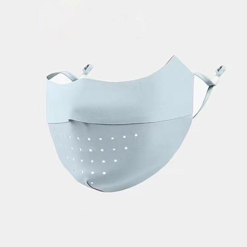 Ice Silk Face Mask Uv Sun Protection Summer Adjustable Breathable Men Women Outdoor Running Cycling Sports Mask