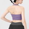 WEZHO Halter-Neck Sports Bra for Women