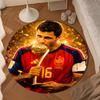 Spain's Rodri Celebration Round mat Home Decor, Chair rug For livingroom,Bedroom, doormat home decor Birthday Gift Christmas Gifts