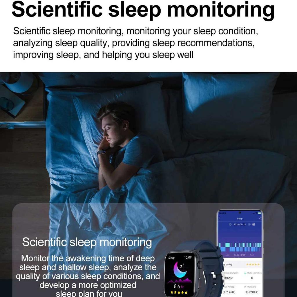 1.85-inch AMOLED Screen Smart Watch Women Bluetooth Call NFC Heart Rate Blood Pressure Blood oxygen Lady Sleep Smartwatches 2026