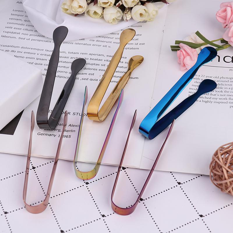 11Cm Tong Stainless Steel Clip Bread Food Ice Clamp Ice Tongs Bar Kitchen Tool