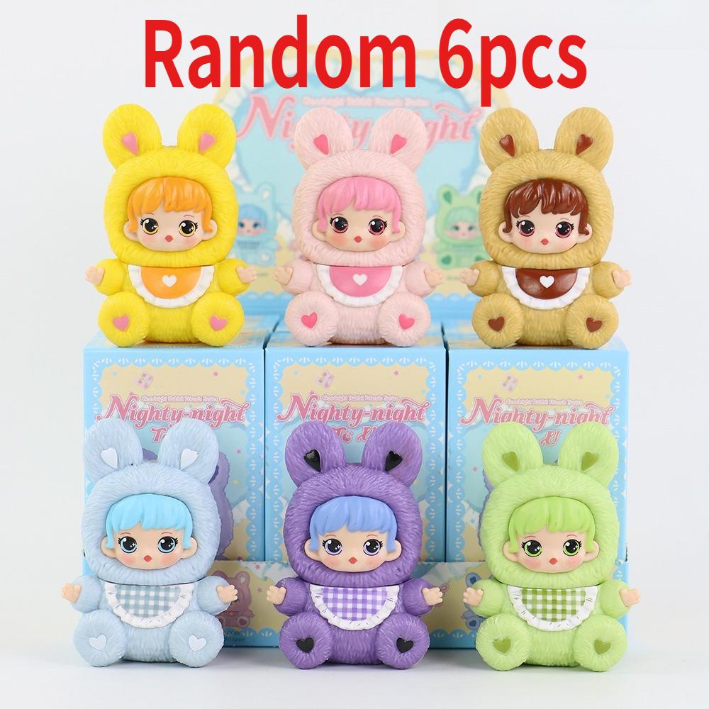 New Genuine Miana Nighty-Night To U Series Vinyl Blind Box Cute Pendant Doll Room Decoration Collection Mystery box Toy Gift