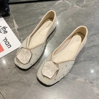 Modă 2024 Nou Pantofi de damă Vârf pătrat Stil coreean Pantofi plați de damă Confortabili, eleganți, de înaltă calitate și la modă Primăvară