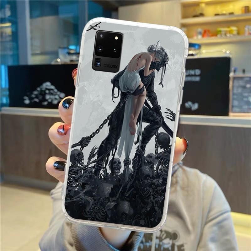 Ghost Knife Handyhülle Für Samsung Galaxy S10 S21 S22 Plus Ultra A91 A51 A21S A12 Transparentes Handycover