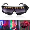 140x50mm Red Laser Glasses Lighting Lazer Visible Beam Stage DJ Dancer Showing