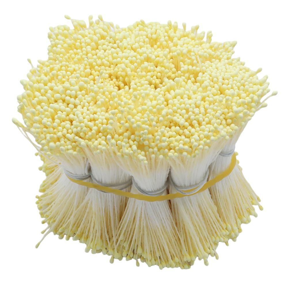 

3800 1 мм матовых перламутровых цветочных тычинок для поделок About 3800 pieces per large bundle