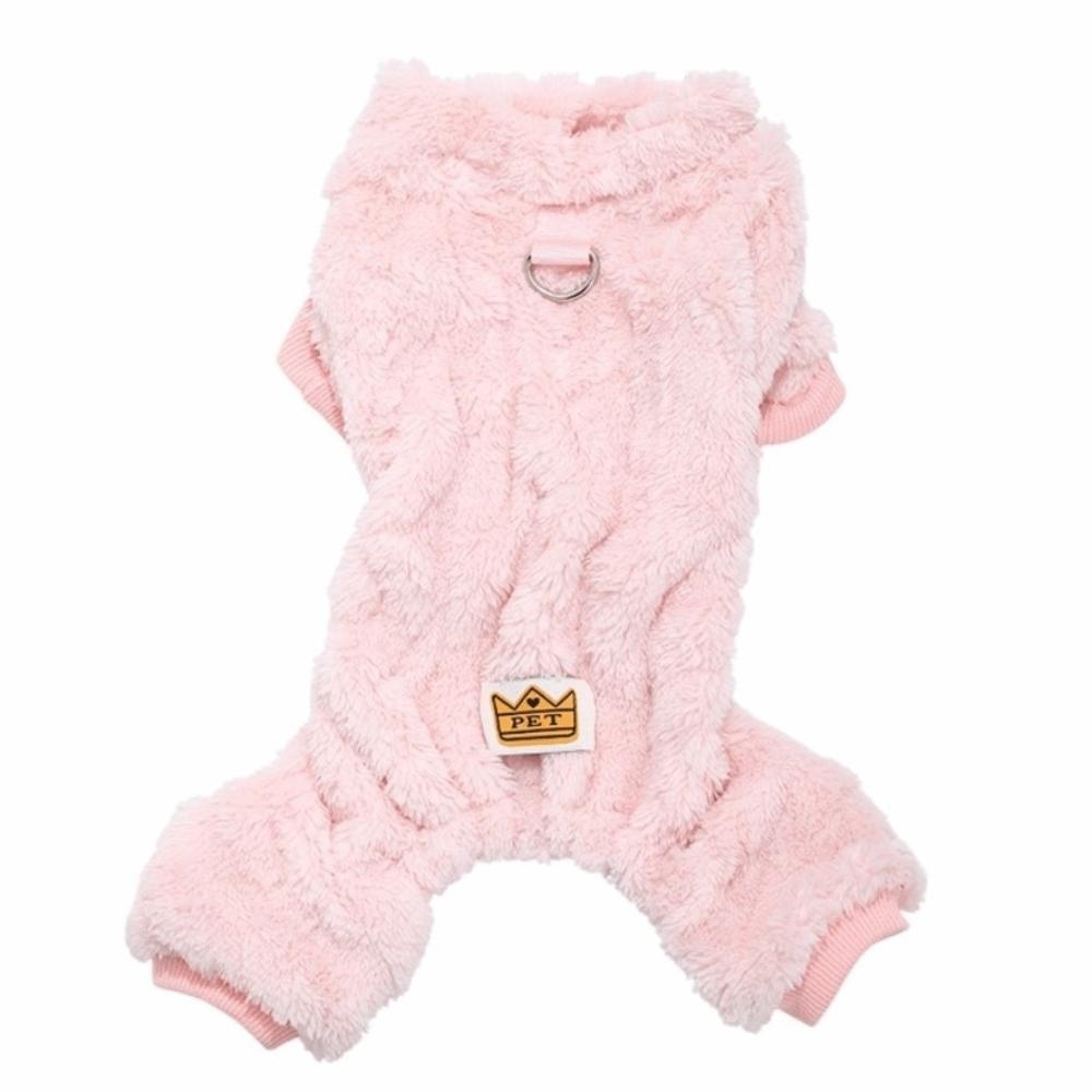 Winter Dog Hiking Jacket Fleece Dog Bodysuit Fashion Plush Dogs Coat Puppy