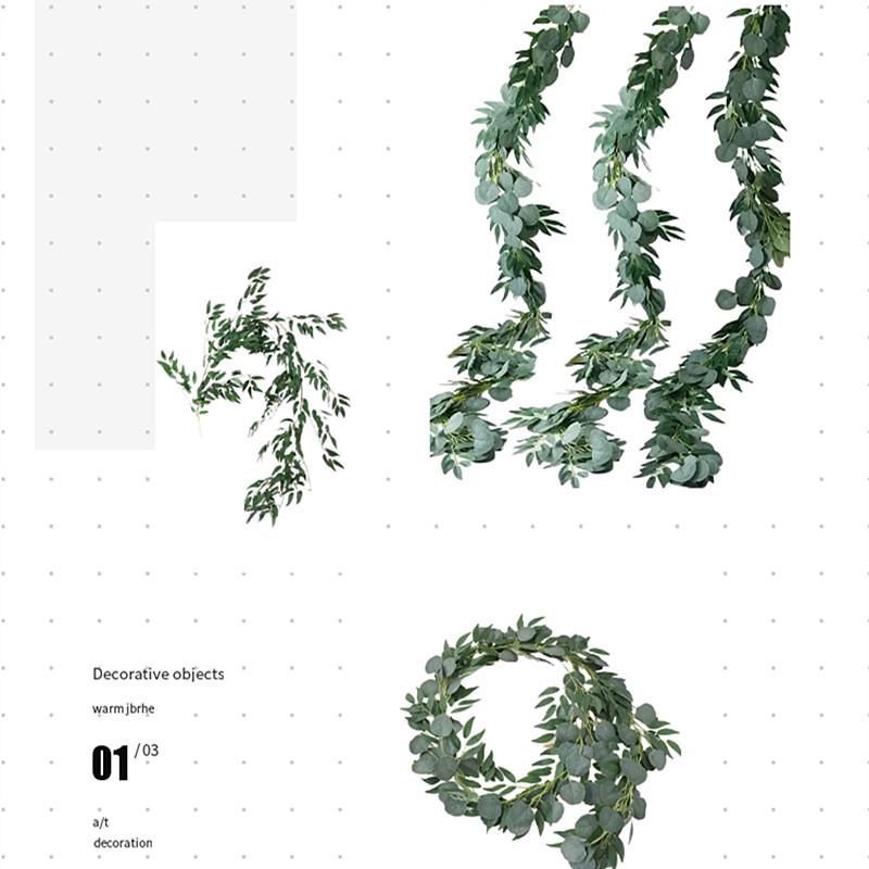 Artificial Eucalyptus Willow Vine for Indoor/Outdoor Wedding Decor & Landscaping