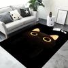 Panther Carpet Black Leopard Rug for Living Room Large Area Rug Animal Lion Tiger Doormat for Bedroom Home Decoration