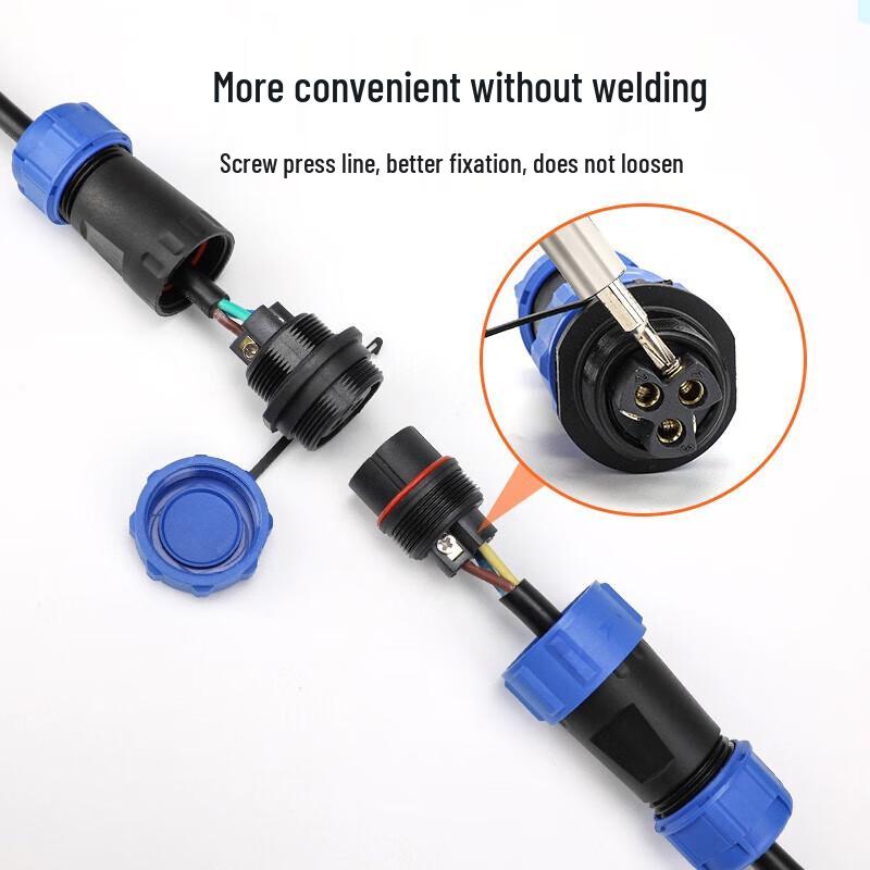 HuiJun Solderless Waterproof Aviation Connector