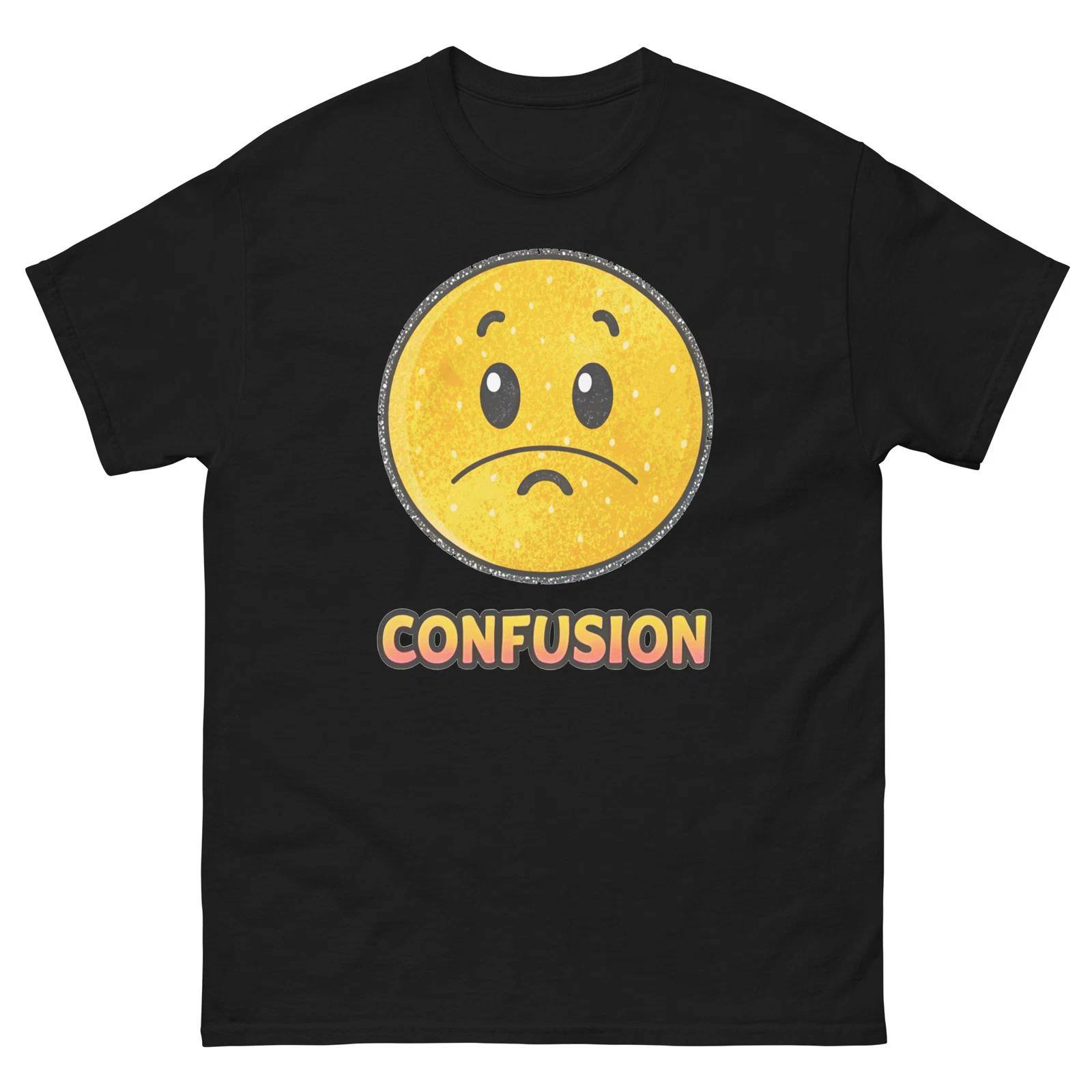 

Confusion Emotion Illustration Bright Vibe T-Shirt 2XL
