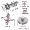 RC Car Transmission Gearbox Gear Set Easy Assembly Repair High Modification Replacement Parts
