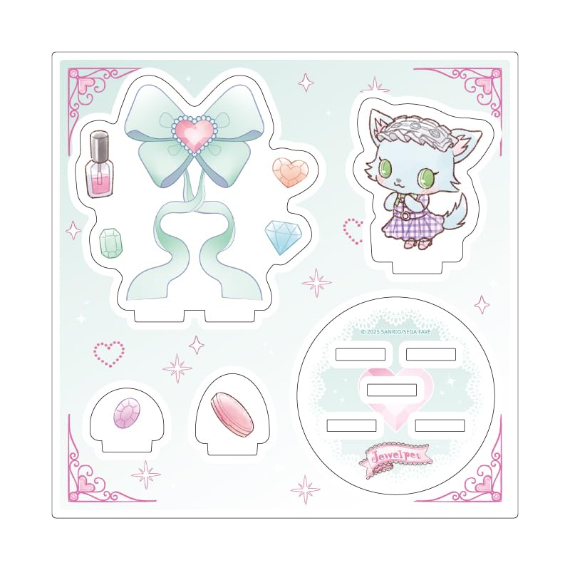 

Jewelpet 05 Milky [Graph Art Illustration] Acrylic Stand Plate