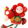 Ciondolo Bambola Peluche Anno del Cavallo 2026 Mascotte Portachiavi Morbido Bambola Portafortuna Decorazione da Appendere per Zaino