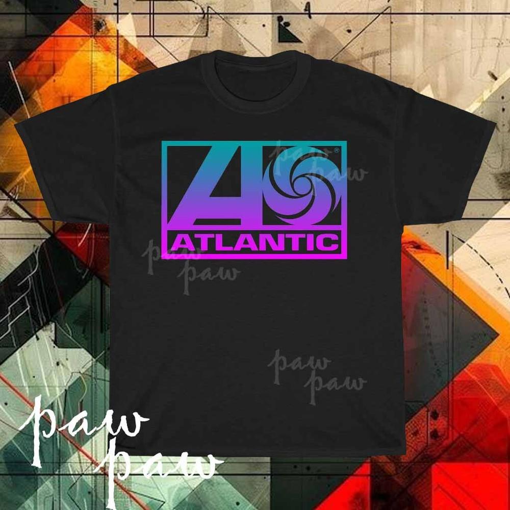 New Atlantic Records Logo Men's T-shirt funny size S to 5XL