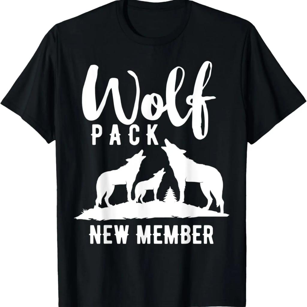 Wolf Pack New Member Wilderness Wolves Graphic T-Shirt