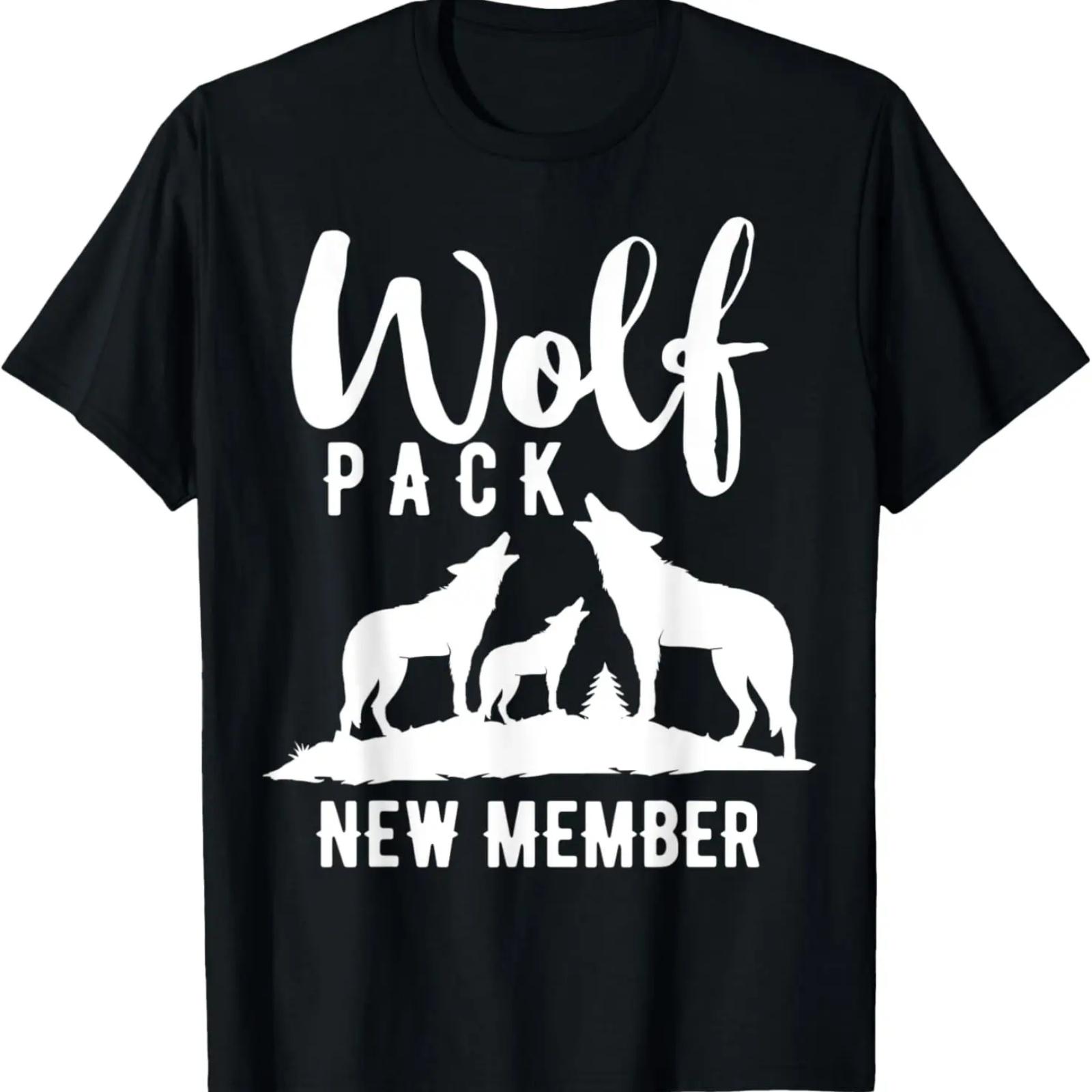 

Wolf Pack New Member Wilderness Wolves Graphic T-Shirt XXXXXL