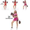 Cheerleader Costume With Milk Silk Fabric For Stage Performers And Cosplay Women