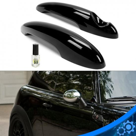 Door Handle Cover GLOSS BLACK 2x for MINI Cooper S R50 R52 R53 R55 R56