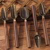 1Pcs Tea Spoon Wood Retro Creative Tea Shovel Ebony Teaspoon Solid Tea KongFu Tea Ceremony Accessories Gift