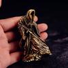 Mosazná socha boha smrti Vintage Temný rytíř Čarodějnický duch Figurka Model postavy Pán prstenů Domácí dekorace Sběratelský