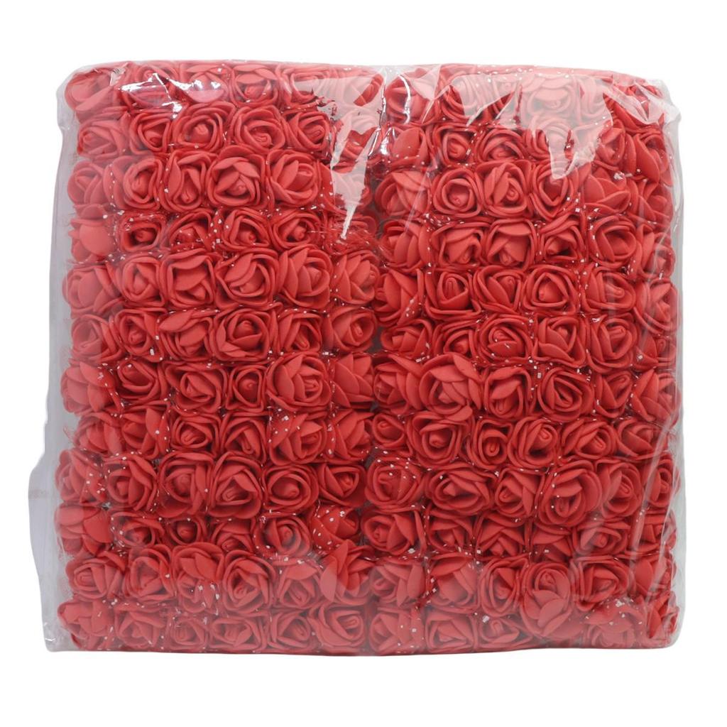 Yarn Lace Rose Flower Garland with Foam and Dried Flowers for Wedding Candy Box or Gift Box