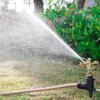 1/2" Male Thread Rotating Rocker Sprinkler Stainless Steel Tripod Auto-Rotary Garden Lawn Orchard Greenhouse Irrigation Sprayer
