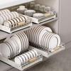 Bieying Pull-Out Countertop Dish Drainer Rack