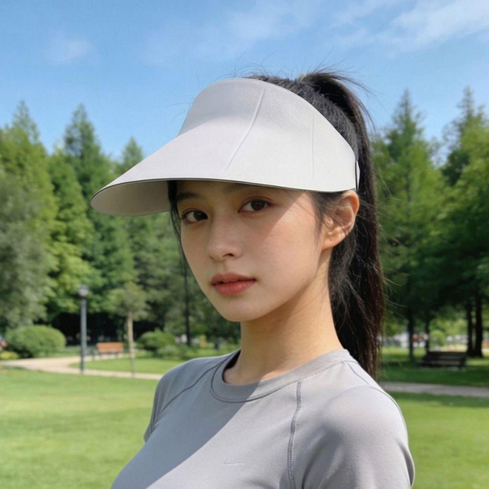 Foldable Traceless Sun Hat Large Brim Women Sun Hat Simple Beach Cap Travel